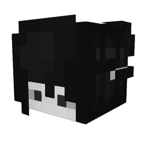 Frixxeyy Minecraft avatar head, 3D render