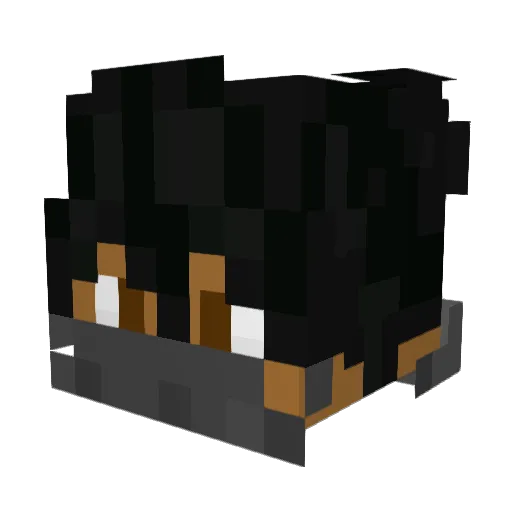 FrizzyDaGod Minecraft avatar head, 3D render