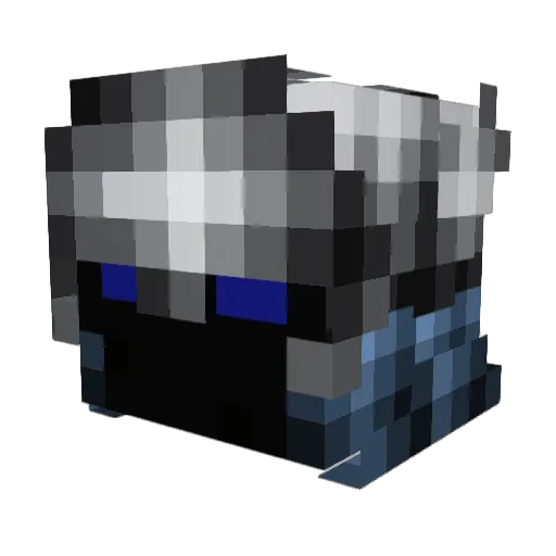 Frk_iron Minecraft avatar head, 3D render