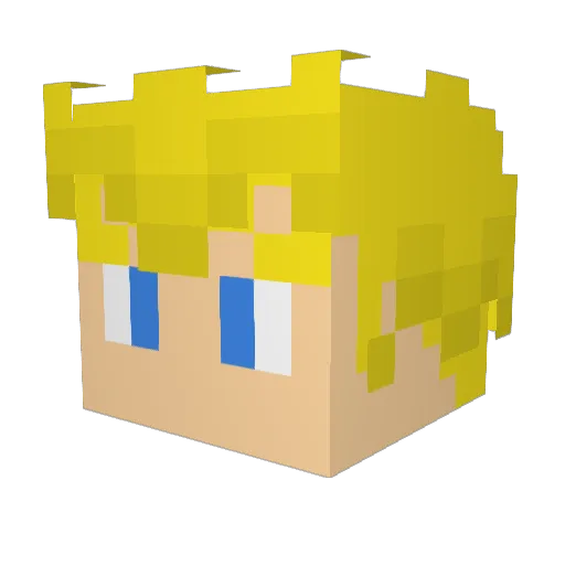 FroBomberMach11 Minecraft avatar head, 3D render