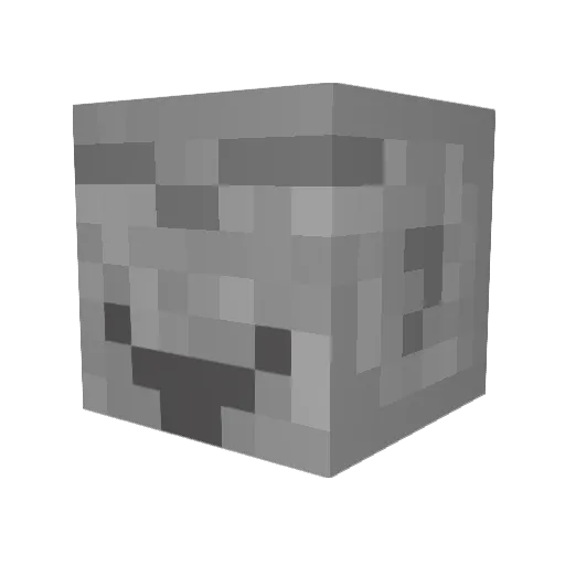 FroFi_1823 Minecraft avatar head, 3D render