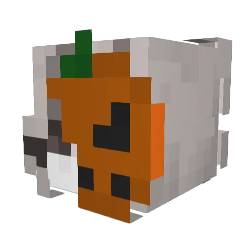 FroR3o Minecraft avatar head, 3D render