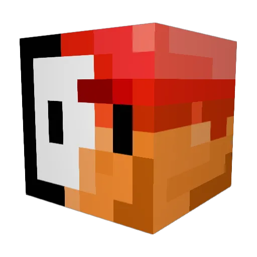 FroYo06 Minecraft avatar head, 3D render