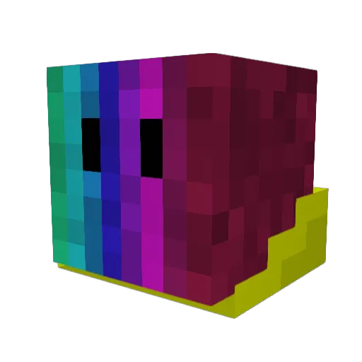 Frode_Flow Minecraft avatar head, 3D render