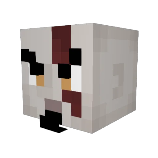 FrodoBagginsGame Minecraft avatar head, 3D render