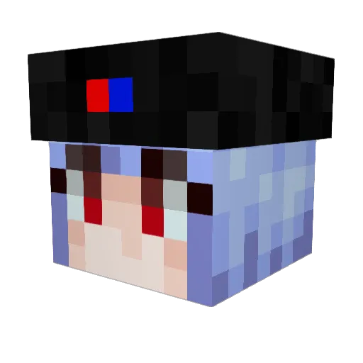 FrodoColaCan Minecraft avatar head, 3D render