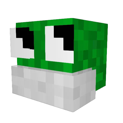 FrodoTheFroggo Minecraft avatar head, 3D render