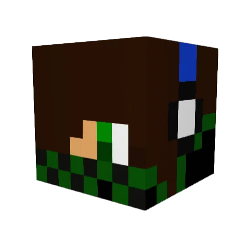 Frodokraj22 Minecraft avatar head, 3D render