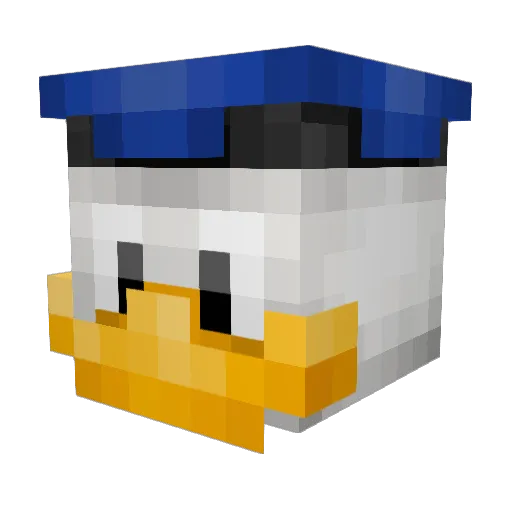 Frodovk Minecraft avatar head, 3D render