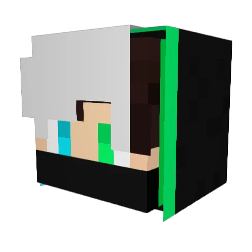 Froeschel90 Minecraft avatar head, 3D render