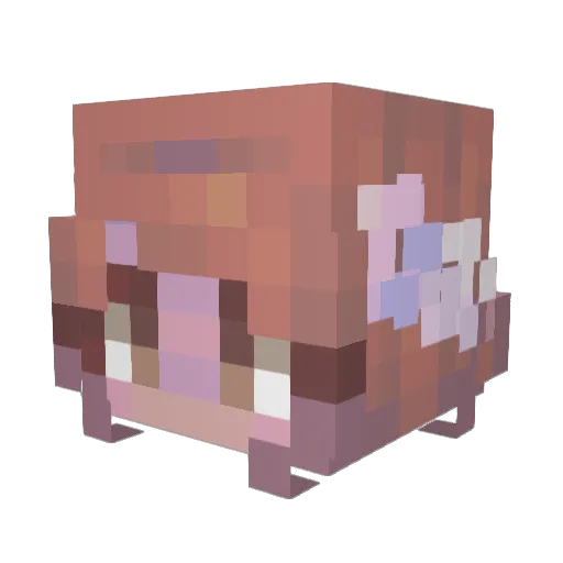 Froesj Minecraft avatar head, 3D render