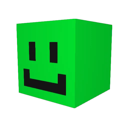 Frog1617 Minecraft avatar head, 3D render