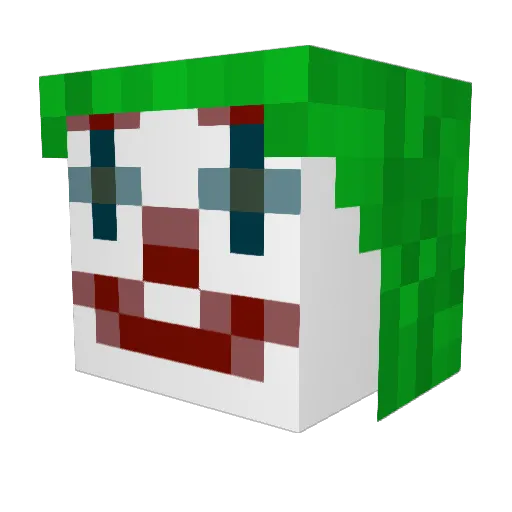 FrogBB Minecraft avatar head, 3D render