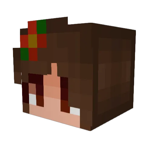FrogBISCUITS Minecraft avatar head, 3D render