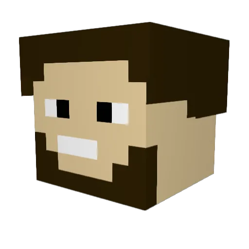 FrogBoi_ Minecraft avatar head, 3D render