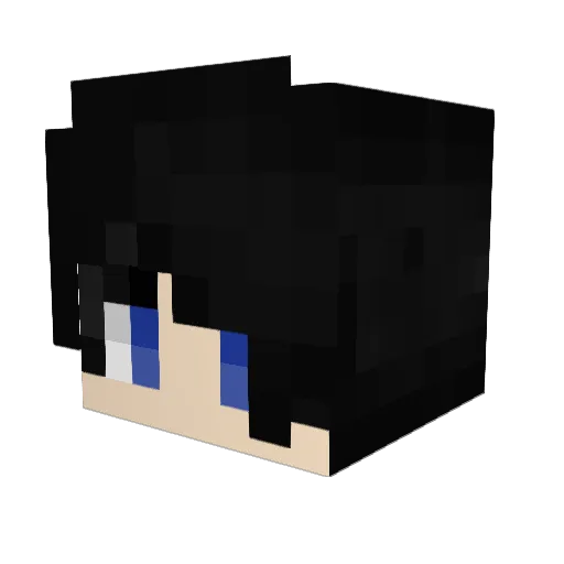 FrogMan71 Minecraft avatar head, 3D render