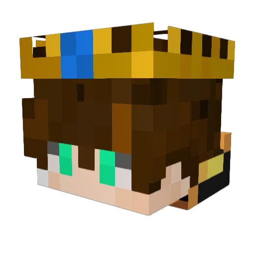 FrogMaster29 Minecraft avatar head, 3D render