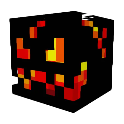 FrogPoppa Minecraft avatar head, 3D render