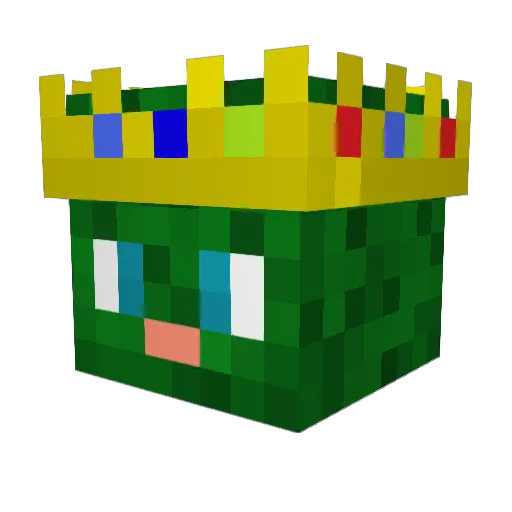 FrogReaper Minecraft avatar head, 3D render