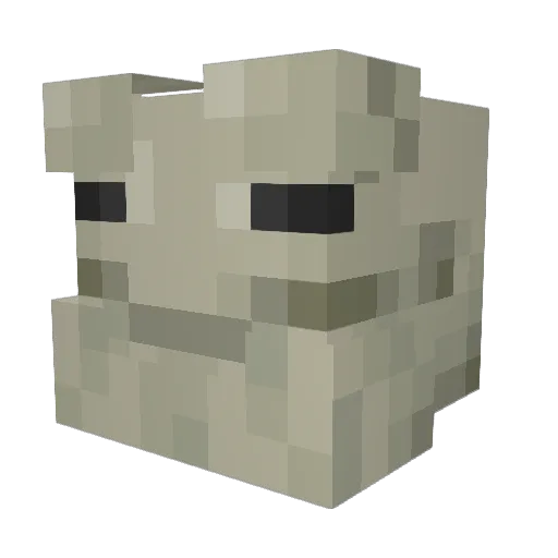 FrogSpider Minecraft avatar head, 3D render