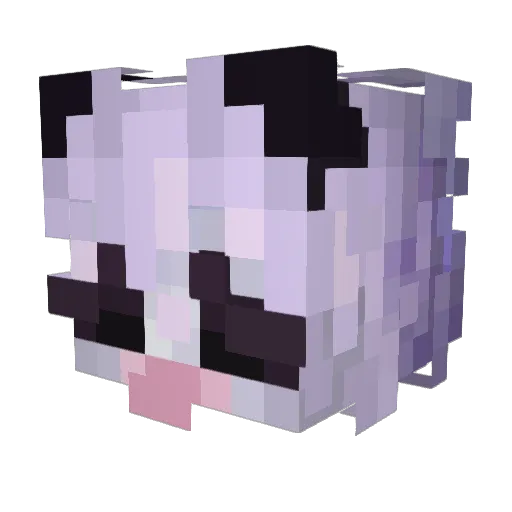 FrogTheToast Minecraft avatar head, 3D render