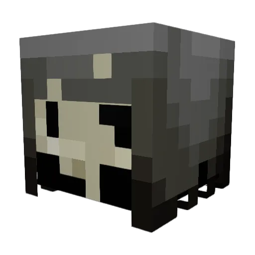 Frogfishh Minecraft avatar head, 3D render