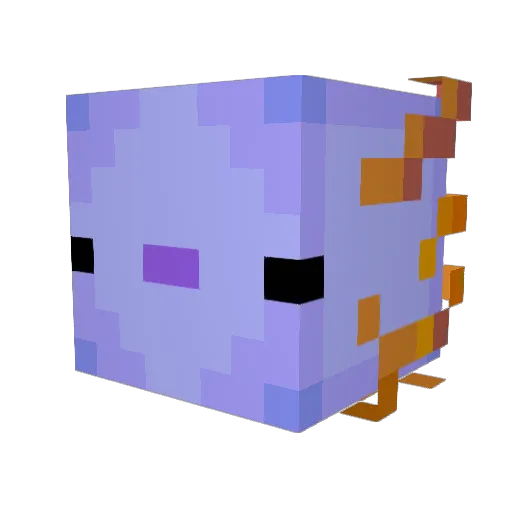 Frogfliper Minecraft avatar head, 3D render