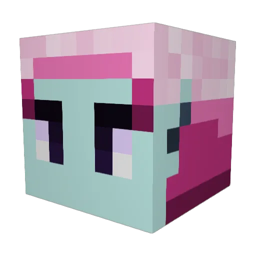 FroggerDood Minecraft avatar head, 3D render