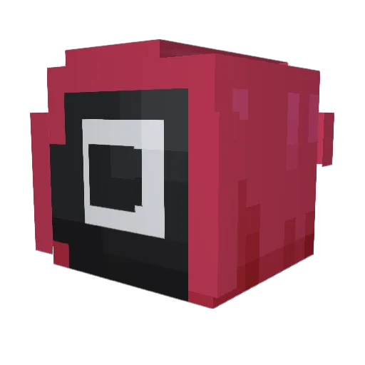 Froggguy Minecraft avatar head, 3D render