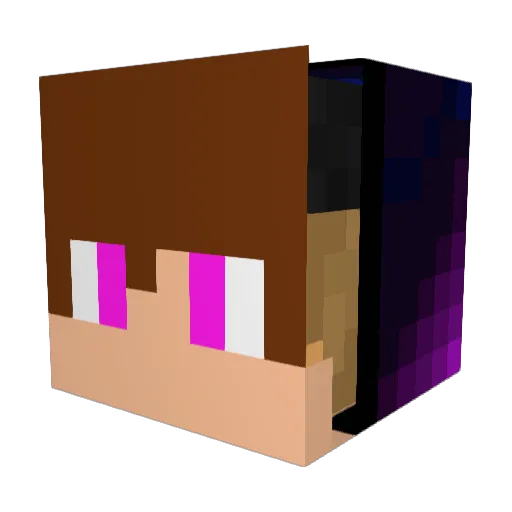 Froggie4 Minecraft avatar head, 3D render