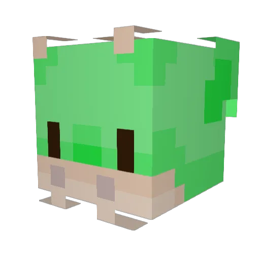 Froggjuice Minecraft avatar head, 3D render