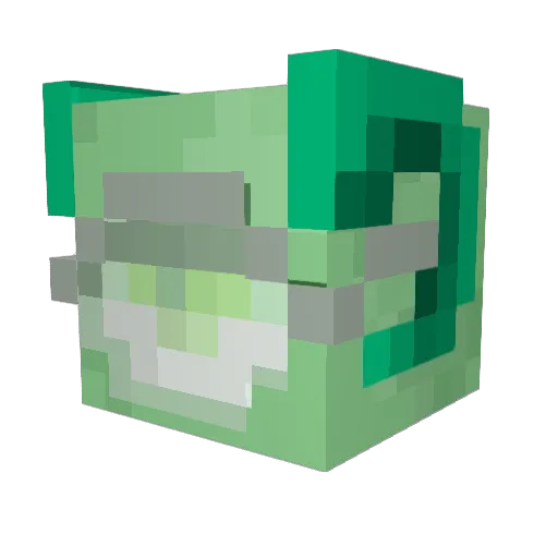 FroggyFeny Minecraft avatar head, 3D render