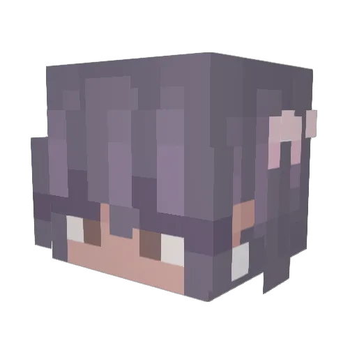Froggy_Girl2 Minecraft avatar head, 3D render