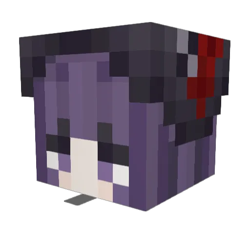 FrogiDaDogi Minecraft avatar head, 3D render