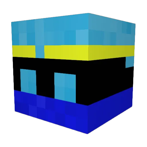 Frogman232343242 Minecraft avatar head, 3D render