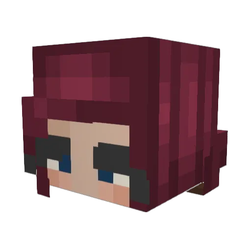 Frogzy__ Minecraft avatar head, 3D render
