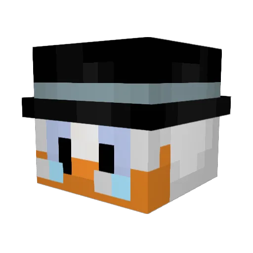 FrohliGamer Minecraft avatar head, 3D render