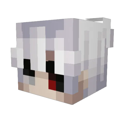 FroisPT Minecraft avatar head, 3D render