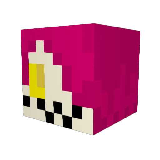 Froliks Minecraft avatar head, 3D render