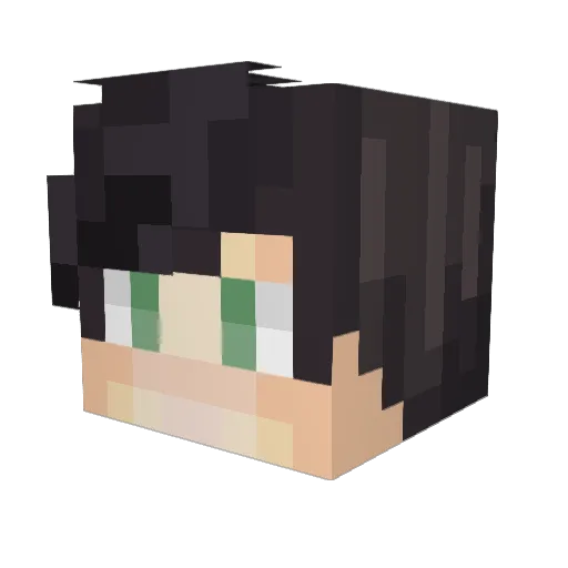 FromForest24 Minecraft avatar head, 3D render