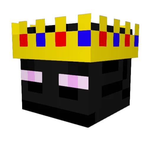 Fromixt Minecraft avatar head, 3D render