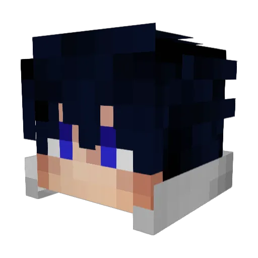 FrommGabriel Minecraft avatar head, 3D render