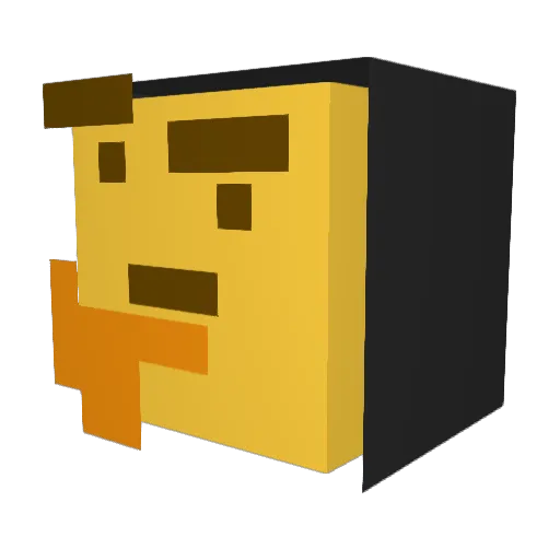 FronKylen Minecraft avatar head, 3D render