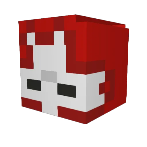 Frongcx Minecraft avatar head, 3D render