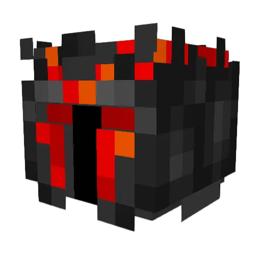 Frontexlol Minecraft avatar head, 3D render