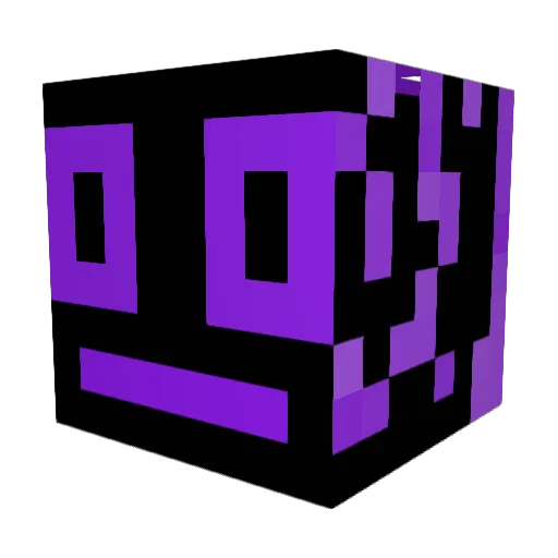 Frootglow Minecraft avatar head, 3D render