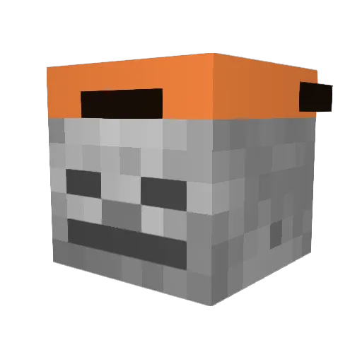 FrosTy_RTC Minecraft avatar head, 3D render