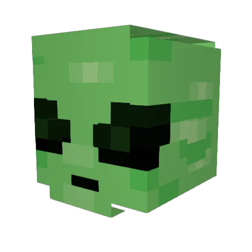 Frost0015 Minecraft avatar head, 3D render