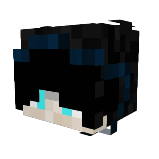 Frost1eee Minecraft avatar head, 3D render