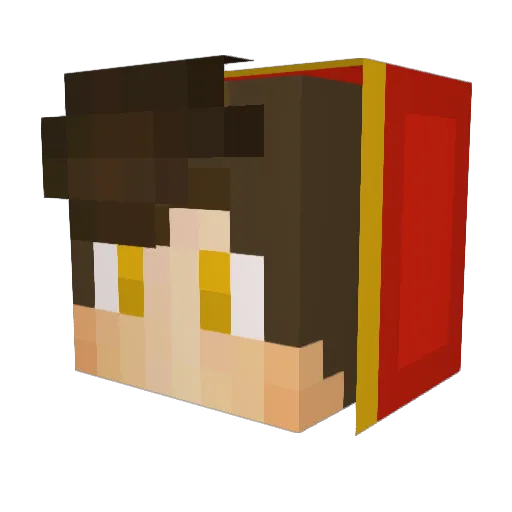 Frost200123 Minecraft avatar head, 3D render